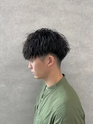 ショート カラー パーマ メンズ キッズ 🔥パーマ特化🔥 優馬のヘアスタイル