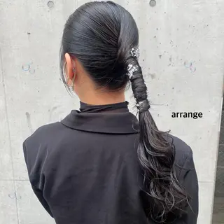 ロング ヘアアレンジ SOURCE 茶屋町所属・SOURCE 茶屋町　奥井杏奈のヘアスタイル