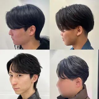 ショート パーマ メンズ カルマ・ニュアンス パーマ　須田龍世のヘアスタイル