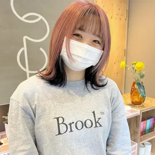 ミディアム カラー cope'u  emu所属・cope'u moneのヘアスタイル