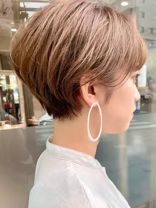 ショート ショートボブ/ ショート/しんやのヘアスタイル