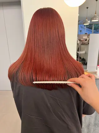 セミロング カラー 透けるカラー🫧 Memi🎀のヘアスタイル