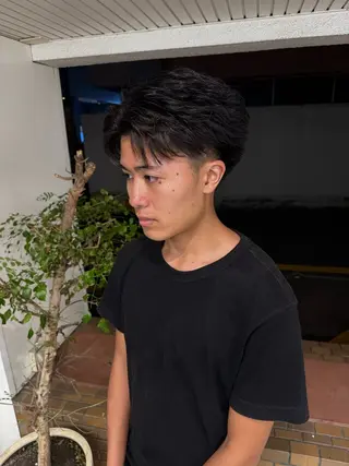 メンズ 大名/透明感カラー/ 中明度カラー/徹平のヘアスタイル