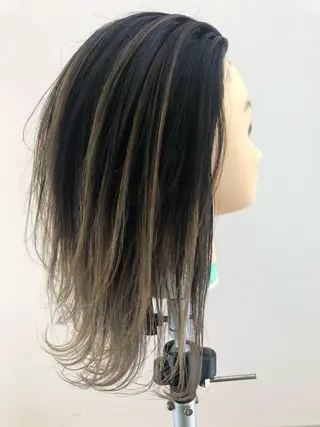 カラー 茅ヶ崎/ハイライト/ ハイトーン/関口実華のヘアスタイル