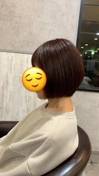 ショート レイヤー/ナチュラル 特化西宮北口/みなみのヘアスタイル