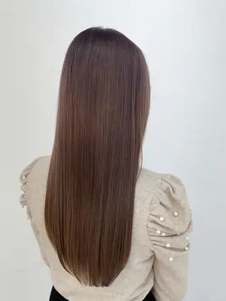 ロング aoi ♡グレージュ ・ベージュカラーのヘアスタイル