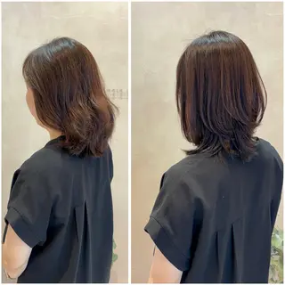 ミディアム on HAIR SALON所属・吉井　／髪質改善 on/キャナル博多のヘアスタイル