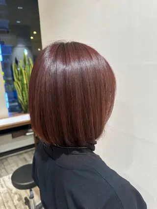 ショート カラー Aura所属・丸山 心 / 艶カラーのヘアスタイル