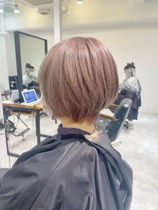 ショート カラー 田中大星 /ボブ 縮毛矯正のヘアスタイル