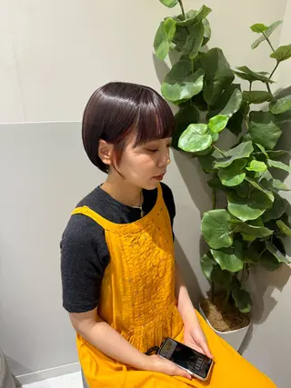 ショート カラー IVORY.所属・🟩くすみブラウン/ ショート/ボブ/大司のヘアスタイル