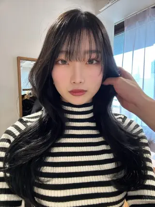 ロング 岡本 太陽☀️のヘアスタイル