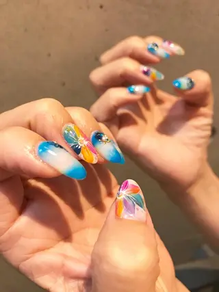 ネイル マツエク・マツパ The Next...所属・TheNext kitahorieのネイルデザイン