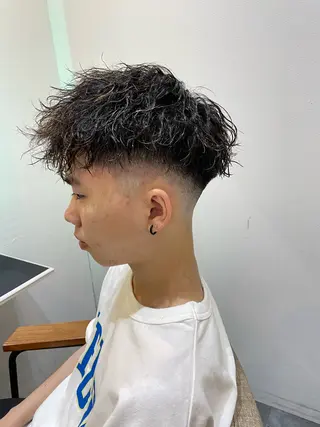 ショート パーマ ヘアアレンジ メンズ 🔥メンズ特化🔥 木村 祐太のヘアスタイル