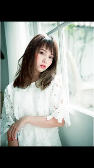 ロング カラー パーマ ヘアアレンジ メンズ人気NO,1 Genieジーニーのヘアスタイル