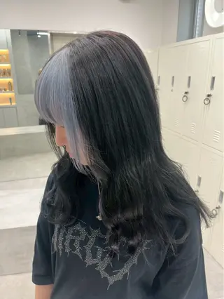 ロング カラー ハイトーンカラー🐬 えりかのヘアスタイル