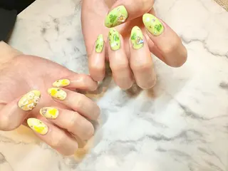 ネイル 痛ネイル🩶推し活 🤍店長sagawaのネイルデザイン