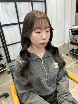 ロング カラー newi梅田🫧韓国 ヘア🫧sakiのヘアスタイル