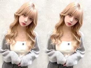 ロング 璃 音のヘアスタイル