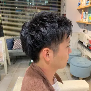 メンズ JUNYA 海外ガールヘアのヘアスタイル