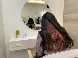 ロング カラー パーマ ヘアアレンジ メンズ キッズ 🤍韓国風/艶髪🤍 鳥越美羽のヘアスタイル