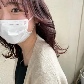 ミディアム カラー 【sim】 mizuのヘアスタイル