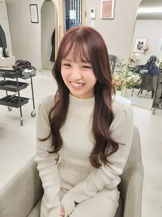 ロング カラー Cream HAIR&TREATMENT　クリーム　町田所属・Cream/クリーム 町田/髪質改善のヘアスタイル
