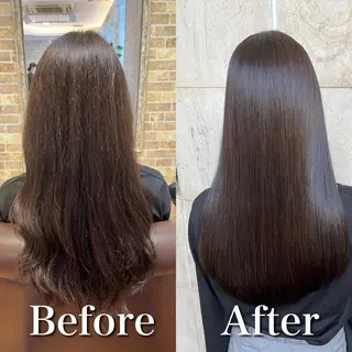 ロング パーマ ブリーチなし✨艶髪 カラー𓃲YAGIのヘアスタイル