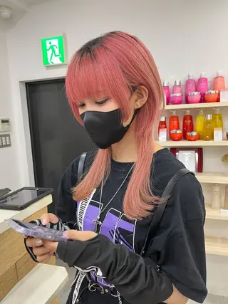 ロング カラー カットモデル募集🐺 らいと💎のヘアスタイル