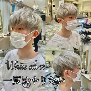 ショート カラー パーマ ヘアアレンジ メンズ キッズ ネイル マツエク・マツパ アイブロウ 《褒められる》 透明感カラー/小嶋のヘアスタイル