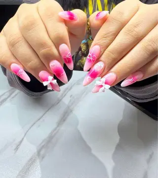 ネイル ATULA Nail 💅チップ長さだしのネイルデザイン