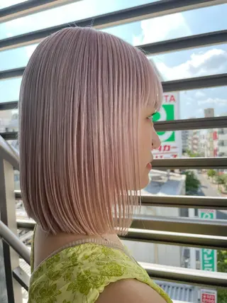 カラー AO所属・RISAKO 艶髪モテヘア🎀府中のヘアスタイル