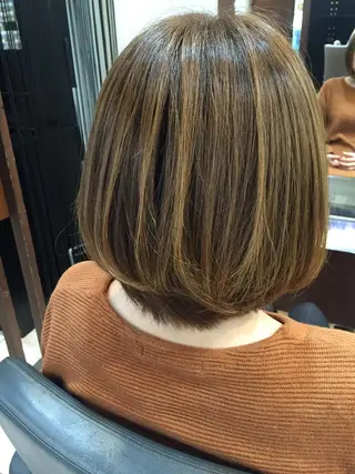 ショート カラー ナガイ ユウキのヘアスタイル