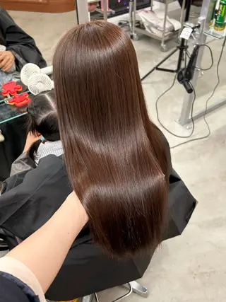 ロング カラー パーマ 大阪梅田/ イマムラミヅキのヘアスタイル