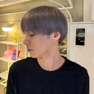 ショート カラー ヘアアレンジ メンズ 海外/ハイトーン🪽 ☯️ami☯️のヘアスタイル