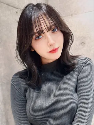 ミディアム ✨髪質改善特化✨副 店長椎葉信乃介のヘアスタイル