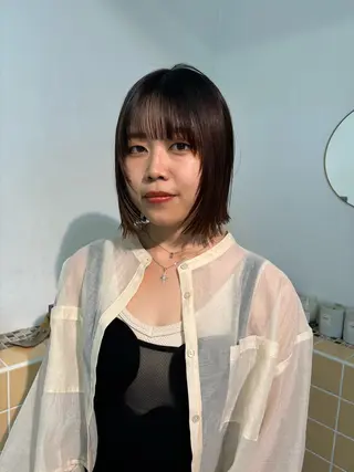 ミディアム sakura🌸 レイヤー/韓国ヘアのヘアスタイル