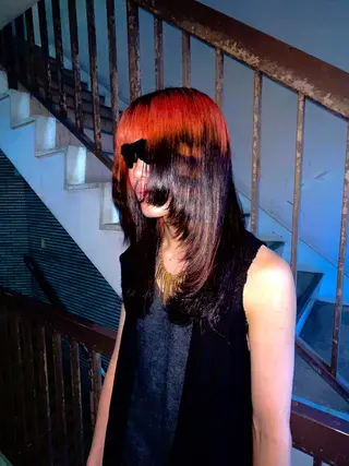 カラー メンズ デザインカラー⭐︎★ 🐆hyoma🐆のヘアスタイル