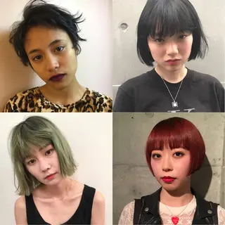 ミディアム 桑原 菜摘のヘアスタイル