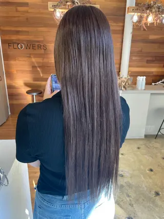 カラー 上村 あやののヘアスタイル