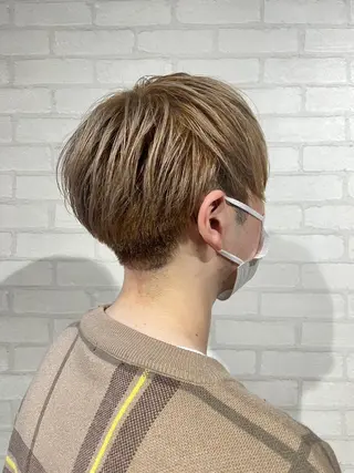 ミディアム カラー メンズ 土屋 咲希のヘアスタイル