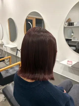 ミディアム カラー 髪質改善 Aimer 北千住店所属・akari/柔らか カラー/ヘアセット✦のヘアスタイル