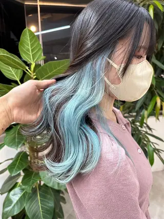 セミロング カラー verde所属・ノザキ　カイシ /武蔵小山のヘアスタイル