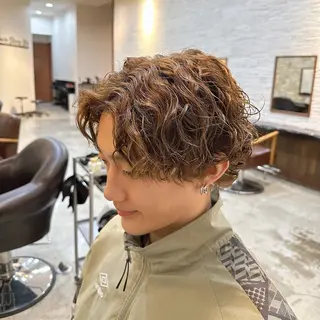 カラー パーマ メンズ Show Bit 藤村将のヘアスタイル