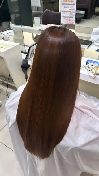 ロング Happiness王寺所属・髪質改善カラー 🫧萩原のヘアスタイル