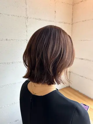 ショート やりすぎないパーマ ニュアンスパーマのヘアスタイル