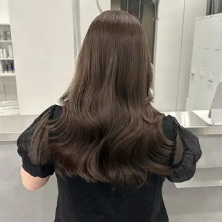 ロング カラー ヘアアレンジ CITY louwe 脇坂彩音のヘアスタイル