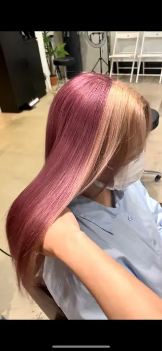 ロング 艶髪カラー✨ misaki .のヘアスタイル