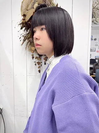 ショート Ann./艶髪 /レイヤーカットのヘアスタイル