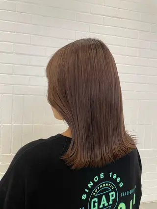 ミディアム カラー ヘアアレンジ 海外/ハイトーン🪽 ☯️ami☯️のヘアスタイル