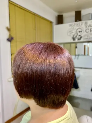 ショート カラー CRADLE Takeuchiのヘアスタイル